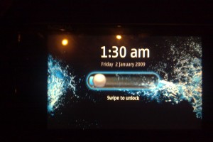 Video: Nokia N900 Swipe to Unlock