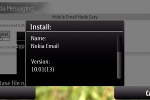 HTML EMAIL finally on your Nokia with Nokia Messaging 10.1.0.13 (shown on Nokia N97)