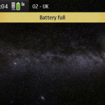 N900 fully charged