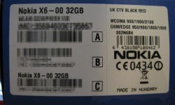 Nokia X6 - Box