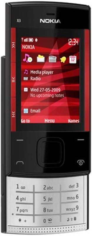 Nokia X3 Black/Red 2011