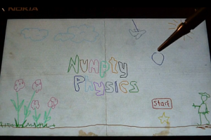 Video: Numpty Physics on the N900 – Incredible interactive drawing puzzle game