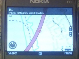10. Ovi Maps 3.03 on E71