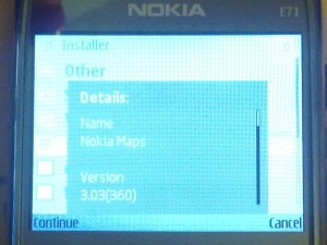 03. Ovi Maps 3.03 on E71