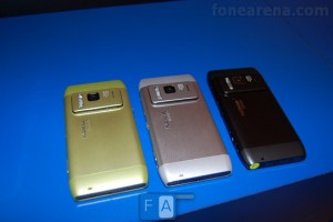 Pics: All the Nokia N8 Colours together! Silver, Blue, Orange, Green and "Black"!