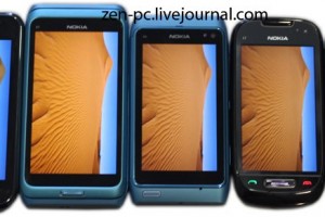 Nokia N8 and Nokia E7 versus Samsung Galaxy S. E7 CBD AMOLED vs G-S Super Amoled.