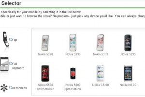 Nokia N8-00 appears on Ovi Store Mobile Selector