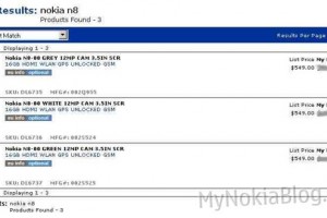 Nokia N8 in stock in US, 549USD list price. AT&T possible exclusive contract plans.