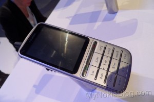 Gallery: Silver and warm-grey Nokia C3 touch and type Live photos