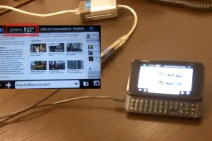 Video: Nokia N900 Connecting via Ethernet cable and USB-RJ45 adapter