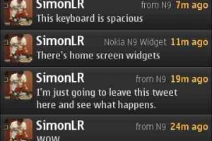 Tweets Sent from Nokia N9 and Nokia N9 Widget?