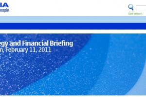 February 11th 2011 is here. Nokia Strategy and Financial Briefing at Capital Markets Day.