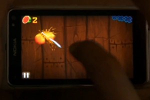 Video: Awesome Fruit Ninja available at Ovi Store, demoed on Nokia N8