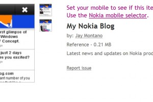 MyNokiaBlog.com App Free on Ovi Store (made by Alan with Ovi App Wizard)