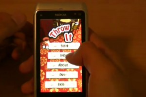 Video: Qt Paper Toss “Throw It” game demoed on Nokia N8