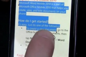 Video: WP7 NoDo updates – Copy paste demo on Windows Phone 7