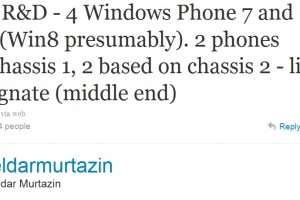 Eldar: 4 Windows Phone 7 Nokia Phones in R&D + 1 tablet