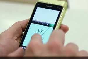 Video: Qt Nokia Diexie è¯ºåŸºäºšå å†™ from Nokia Beta Labs for Symbian^3 and S60 5th Edition