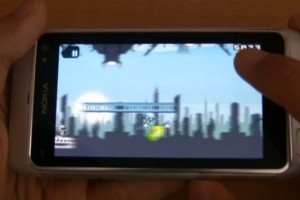 Video: Gravity Guy demoed on Nokia N8, available at Ovi Store