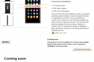 Nokia N9 Orange Switzerland from September 15th