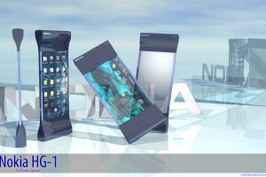 My Dream Nokia #29: Nokia HG-1, hour-glass design with transparent screen #Maemo #Android #Concept