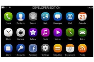 MeeGo-Harmattan N9 Homescreen in landscape – N9 to get years of support and several software updates.
