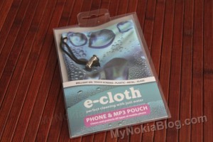 Accessories: e-cloth microfiber Phone Pouch