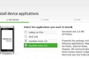 Symbian Anna optional Software Update available at Ovi Suite