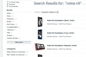 Where to buy Nokia N9 in the UK?