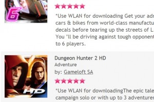 More Gameloft games! Asphalt 6 and Dugeon Hunter 2 HD available at Ovi Store!