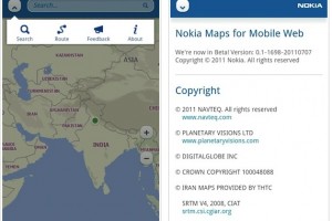 Nokia Maps updated and optimized for Mobile Web, in HTML5, looks like an app (demoed on Android/iOS)