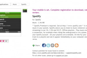 Download spotify for Symbian – available at Ovi Store