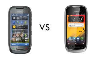 Nokia C7 vs Nokia 701, girls battle it out, Anna vs Belle.