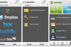 QuickOffice Pro version 7 with cloud access (GoogleDocs, DropBox etc)