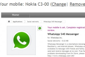 What’s app cross platform messenger available for S40 at Ovi Store.