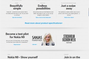 Nokia N9 Countdown at Nokia Sweden Swipe page gone?