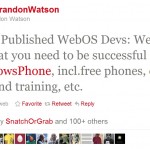 Microsoft Recruiting WebOS devs for Windows Phone