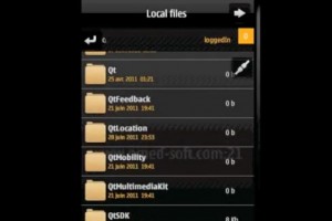 Video: Toad FTP, Qt QML FTP app available at Ovi Store