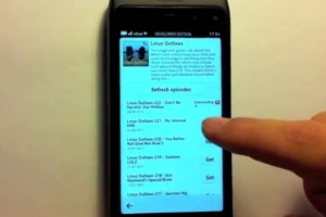 Video: Podcatcher for Nokia N9 and Nokia N950 MeeGo-Harmattan #gPodder