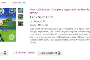 Let’s Golf! 2 HD available at Ovi Store #Gameloft 159MB