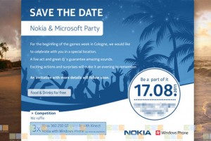 Event: Nokia and Microsoft Party in Cologne, Germany – August 17 – Xbox, Kinect and Nokia Windows Phone as a raffle prize…