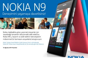 Nokia N9 for Turkey – launch event on August 15