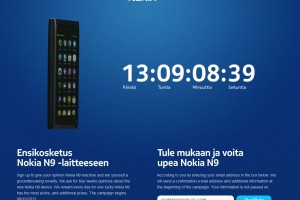 Win some more Nokia N9 – one to win every day! New countdown at nokia.fi