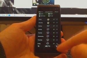 Weekend Watch: MeeCast Weather App for MeeGo-Harmattan demoed on Nokia N950