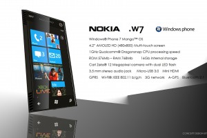 My Dream Nokia: #32 – Nokia W7 Windows Phone Mango Concept.