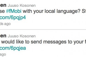 Preview: fMobi to come with messages and local language support.