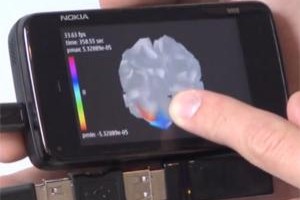 EEG Portable Brain Scanner with a Nokia N900.