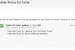 Ovi Suite updated to 3.1.1.90 – fixes for calendar sync and device updates.