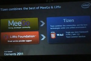 Video: Intel App Elements keynote, Tizen and HTML5. -_-