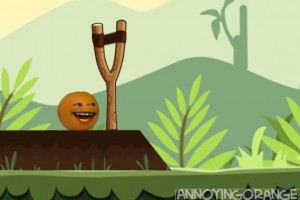 Video: Annoying orange versus Angry Birds